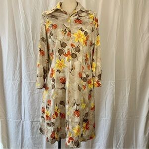 Vintage 70s Floral Dress